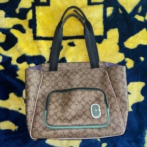 Court Tote In Signature Nylon. Excellent condition. Smoke free pet free home